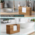 Countertop, Paper Towel Dispenser Acacia Wood Bathroom Paper Towel Holder for Home, Napkin Holder for Kitchen