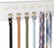 Belt Hanger Wall Mount, Belt Organizer for Closet, Holds Over 28 Belts, Wooden Wall Mounted Rack for Storage