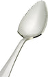 HIC Kitchen Stainless Steel Grapefruit Dessert Spoons, Set of 2 with Pointed Tip and Serrated Edge