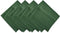 Newbridge Satin Stripe No-Iron Tablecloth, Soil Resistant Fabric with Set of 4 Napkins, Hunter Green