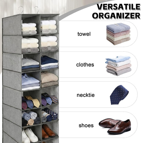 Closet, 20 Closet Closet, 12''W12''Dx 50''H coastal rose Hanging Shoe Organizer for Sections Hanging Organizer