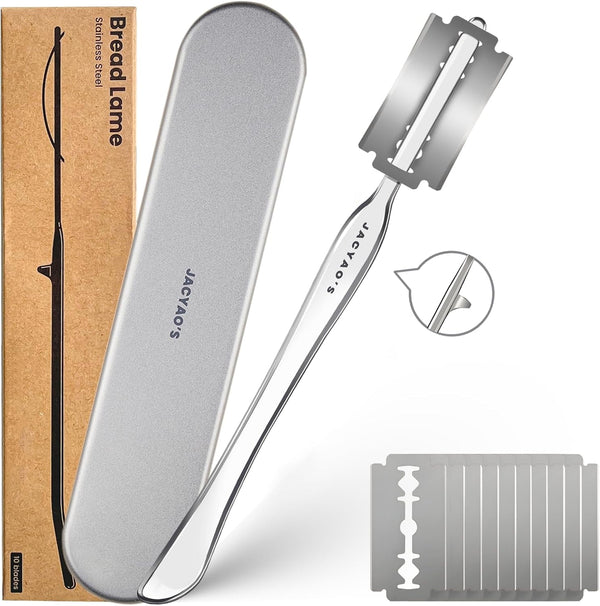 JACYAO'S Bread Lame, Sourdough Scoring Tool Made From 304 Stainless Steel, Professional