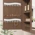 Wall Mounted Necklace Organizer Holder: Jewelry Hanging Storage Display Hanger - White