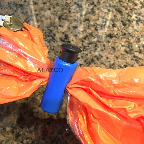 6pc Set Cinch BPA-Free Premium Quality ALAZCO Bag Clips - Value Food Fruit Bread Bag Non-Slip Grip EASY Squeeze & Lock