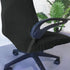 Office Chair Cover Black, Water Resistant Washable Soft Comfortable Armrest Protector Slipcover for Office Dining Room