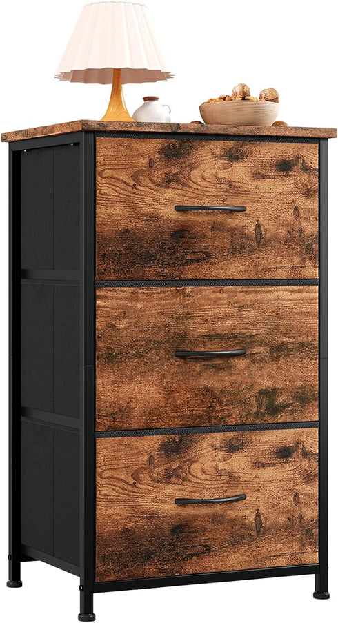 Somdot Dresser for Bedroom with 3 Drawers, Storage Organizer Chest of Drawers