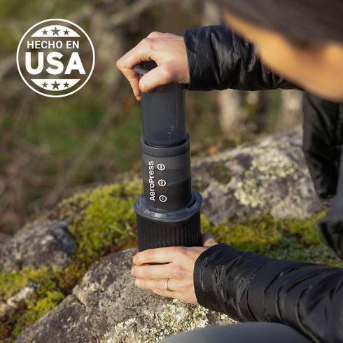 2 AeroPress Go, Extra Small Portable Coffee Maker Kit, Travel, Hiking & Camping, All-in-One French Press, Pour-Over