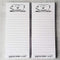 Bon Appetit Pig Refrigerator Notepads Grocery List SET of TWO PADS
