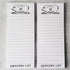 Bon Appetit Pig Refrigerator Notepads Grocery List SET of TWO PADS