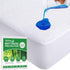 Moonsea Waterproof Mattress Protector Sleeper Sofa Queen Size, Smooth Top Cover, Breathable Skin Friendly Noiseless