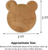 2 2 Cute Bear Rugs for Bedroom Aesthetic x Feet Soft Fluffy Kids Area Rug for Playroom Fuzzy Faux Rabbit Fur Rug