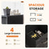 4 Closet,Entryway,Dorm,Black Sweetcrispy Nightstand Small Bedroom Dresser with Fabric Drawers,Bed Side Furniture End