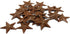 CVHOMEDECO. Primitives Rustic Country Décor, Rusty Mini Metal Barn Star Decorative Accents, Set of 24