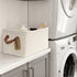 CHICVITA Large Storage Bins, 2-Pack for Organizing, Closet Storage Baskets, 16 ¾" L x 11" W x 9 ¾" H, Beige