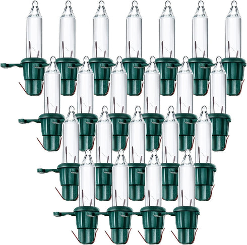 Mudder 60 Count Christmas Tree Replacement Light Bulbs 2.5v 0.425 Watt Replacement