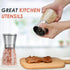 Original Stainless Steel Salt or Pepper Grinder, Top Spice Mill with Ceramic Blades, Adjustable Coarseness