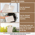 BATJA ZYQGH 2 Pack 100% 100% Reusable Bread Bag for Homemade Sourdough, XL Capacity, Keep Freshness, Portable sourdough