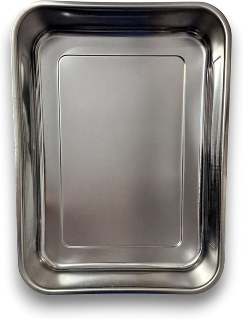 REL (14.4" 10.4" 2.6"), 304 (18/10) Deep Stainless Steel Baking Pan & Roasting Pan Rectangular Sheet Pan for Yogurt