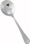 Winco 12-Piece Elite Bouillon Spoon Set, 18-0 Stainless Steel,Silver