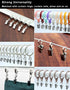 Coideal Small Curtain Clips for Hanging, 25 Pack Stainless Steel Fabric Hooks for RV Canopy Accessory
