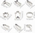 Mini Construction Tools Cookie Cutters Set of 9 pcs, Stainless Steel Hardware Tools Shaped Fondant Baking Molds