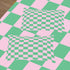 Sets 1 Tailor Shop Green Pink Plaid Comforter Twin Women Men Green Checkerboard Grid Bedding Boys Girls Modern Grass
