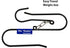 Rack'Em Wader Boot Hanger for Fishing Waders, Heavy Duty, Black, 1 Pair Hanging Hook