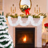 KIMOBER 32.8 Ft White Metallic Christmas Tinsel Garland for Tree and Wedding Party Decorations