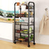 YESBAY Fruit Vegetable Basket for Kitchen, 5 Tier Fruit Vegetable Storage Basket, Stackable