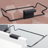 2 Pack Large Black Stainless Steel Trash Bag Holders