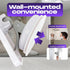 360 2 4.5 6 Safe-er-Grip Changing Lifestyles Suction Cup Fog-Free Shower Mirror, Swivel Shaving Mirror with Razor