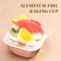 EUSOAR Foil Ramekins, 8oz 50pcs Aluminum Foil Baking Cups with Lids, Disposable Mini Cake Loaf Containers for Party