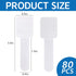 80 Pcs Adhesive Christmas String Lights Strap Holders, Outdoor Hanging Christmas Lights Cable Ties, Hook and Loop Cable