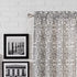 PAIRS TO GO Brockwell Decorative Window Treatment Rod Pocket Curtains - Double Panel, 28" x 84", Charcoal