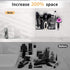 Hair Tool Organizer, 3 in 1 Metal Bathroom Blow Dryer Holder, Wall Mount for Flat Iron, Curling Iron, Straightener,