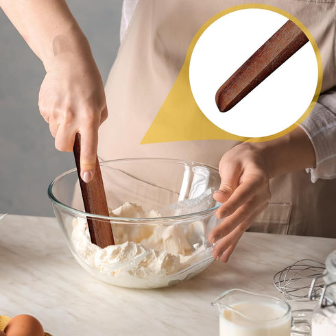 11 Inch Wooden Sourdough Bread Mixing Stir Stick Spurtle Wooden Sourdough Bread Making Tools Paddle Stirring Stick