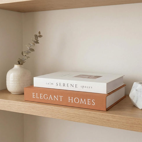 Set 2, MAOBUYOU Decorative Books of Faux Books Storage Box, Modern Home Decor for Coffee Table, Bookshelf, Mantel