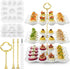 3 Tier Easter Ceramic Deviled Egg Platter 36 Hole Square Deviled Egg