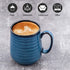 Set 4, 15 Set HASENSE Coffee Mugs of Ounce Porcelain Mug with Handle for Morning Coffee Tea and Cocoa, Ceramic Coffee