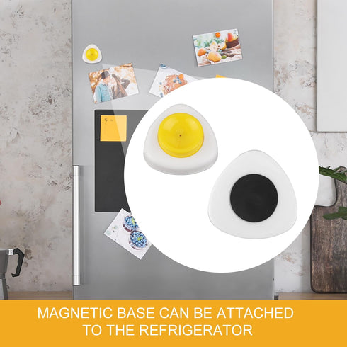 PEUTIER 2pcs Egg Piercer for Hard Boiled Eggs, Magnetic Egg Hole Puncher with Stainless Steel Punch Needle Egg Poker