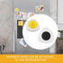 PEUTIER 2pcs Egg Piercer for Hard Boiled Eggs, Magnetic Egg Hole Puncher with Stainless Steel Punch Needle Egg Poker