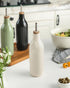 19 oz FE FUN ELEMENTS Olive Oil Dispenser Bottle, Oil Dispenser for Kitchen and Vinegar Dispenser Bottle, Suitable