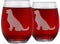 Golden Retriever Stemless Wine Glasses (Set of 2) - Unique for Dog Lovers, Hand Etched with Breed Name