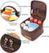 Travel Spice Containers Kit, 3 Pcs 2.7 oz Liquid Spice Bottles, 3 Pcs 3.3 oz Sauce Bottle, 4 Pcs 2.7 oz Spice Box with Small Spoon, Durable Storage Bag for Camping, Hiking, Outdoor BBQ, 09