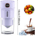 Portable Coffee Grinder and Blender Smoothies with 12Oz BPA Free Personal Travel Cup, Durable Stainless Steel Mix Blender with Metal Coffee Filter, USB Rechargeable(Purple) by Aldeepo