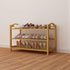 3-Tier UDEAR Bamboo Shoe Rack Shoe Storage Organizer Entryway Shoe Shelf