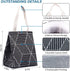iknoe Insulated Lunch Bag for Women, 9L Foldable Cooler Bag with Pockets, Leakproof & Portable for Picnic, Office,