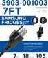 New Upgraded 3903-001003 3903-000519 Refrigerator Power Cord, Compatible with Samsung Fridge Power Cord, Samsung Refrigerator Power Cord Replacement 3903-000786 3903-000796, etc