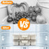 Divided Serving Tray with Lid and Handle, Snackle Box Charcuterie Container, Clear Organizer for Fruits, Nuts, Candy