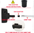 EZ SPARES Vacuum Hose Adapter Kit, 35mm to 32mm & 32mm to 35mm, Compatible with Normal Round Interface